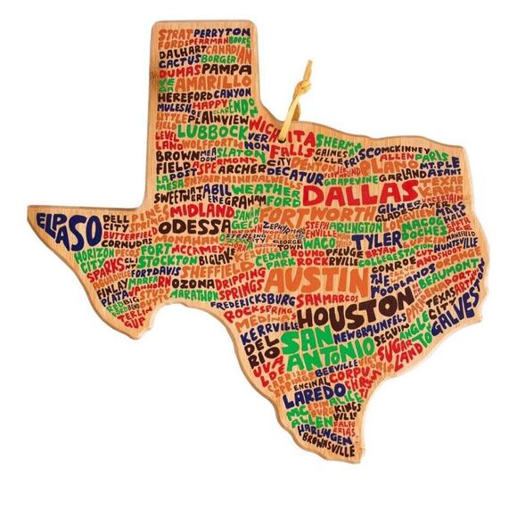 Totally Bamboo Destination Texas Cutting Board, 20" x 18.9" NEW - Picture 4 of 4